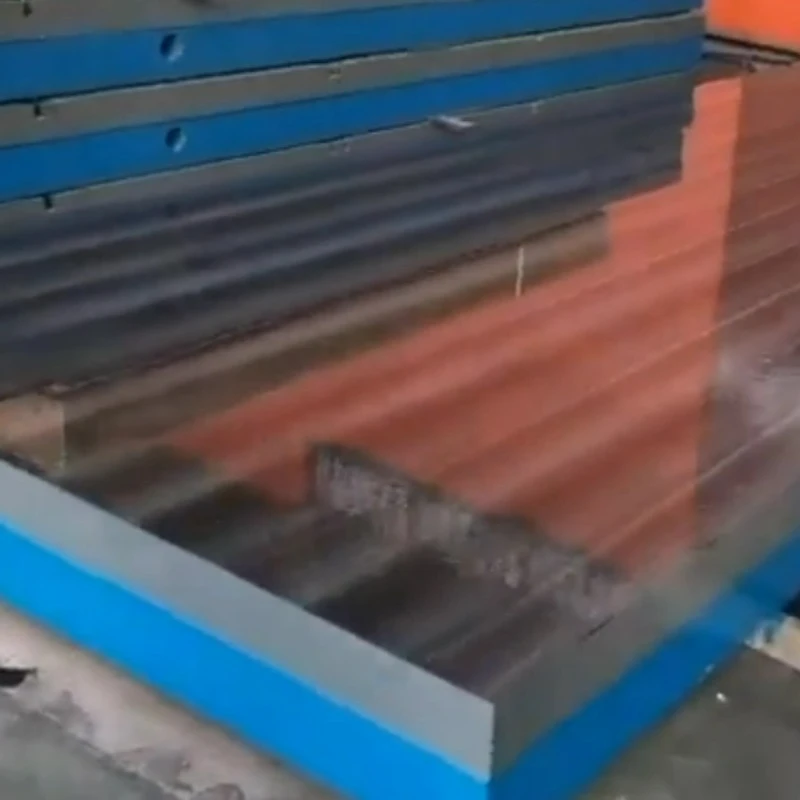 2 Meter By 6 Meter Cast Iron Scraping da Lapping Platform Yana jiran jigilar kaya